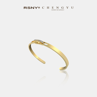 LES RSNY MORE链扣手镯925纯银手环女轻奢小众精致高级感轻奢首饰