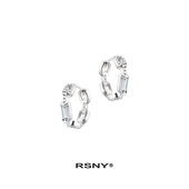 何超莲 谭松韵同款 RSNY链式 耳环女时尚 潮小巧气质简约耳钉797
