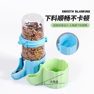 鹦鹉饮水器自动喂水鸽子宠物小鸟横丝鸟笼玄风撞针芦头设计实用