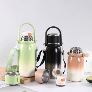 康林保温杯女生高颜值保温壶大容量运动水杯学生便携式水杯750ml