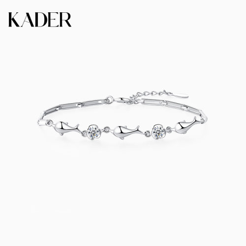 KADER海豚纯银手链女夏ins小众