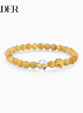 卡蒂罗金絮虎眼石手串925银新中式小众星云能量场手链生日礼物