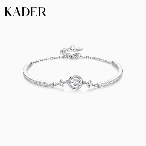 卡蒂罗手链手镯925银简约女生