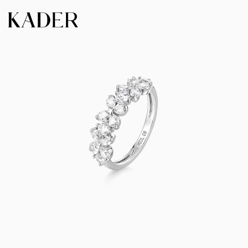 KADER开朵栀语戒指女戒简约高级单戒时尚原创小众设计感