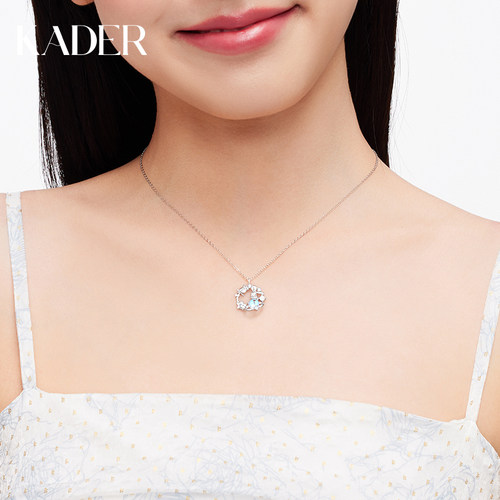 卡蒂罗小王子与玫瑰星球项炼女925银轻奢小众设计生日礼物送女友