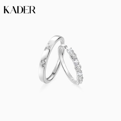 【可刻字】卡蒂罗恋爱印记情侣对戒925银豹豹猫猫戒指礼物送女友