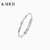 卡蒂罗满天星足银手镯女莫比乌斯环镯子轻奢小众生日礼物送女友