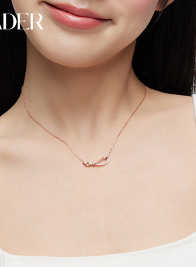 卡蒂罗无限星芒项链女生925银ins轻奢小众锁骨链银配饰生日礼物