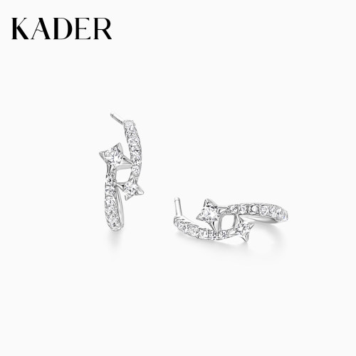 KADER开朵璀璨流星耳环女百搭简约精致感小众设计耳饰