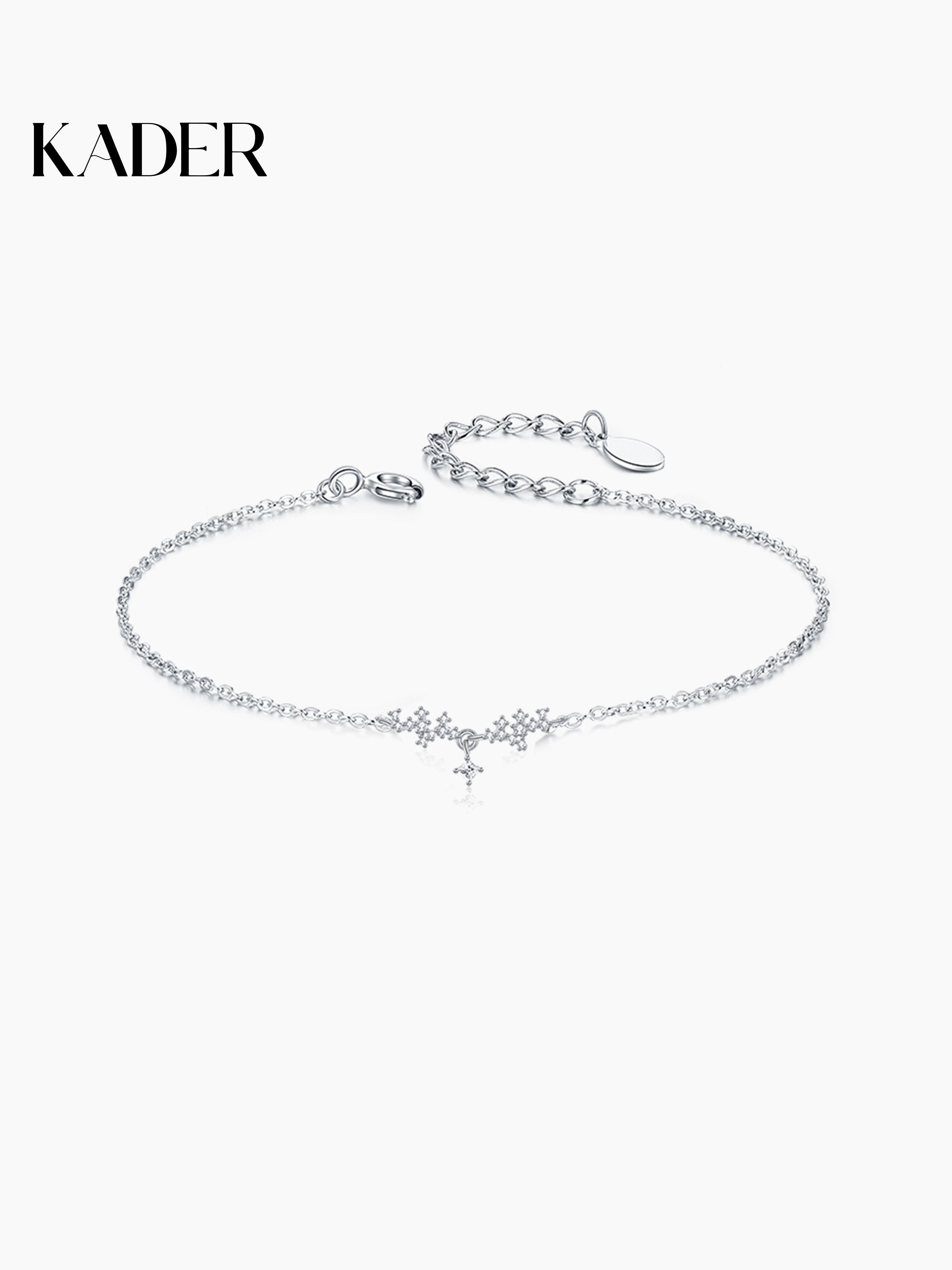 KADER dream-like series bracelet women's sterling silver simple retro fashion jewelry birthday gift 2021 new