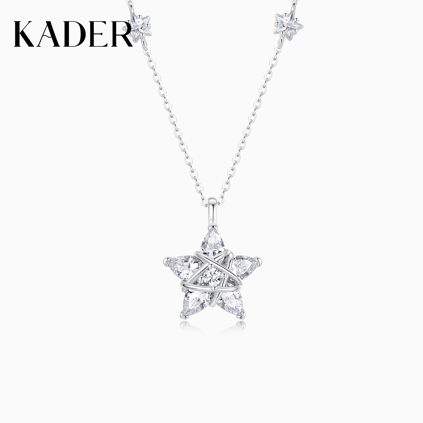KADER开朵幸运星项链女纯银轻奢小众高级感锁骨链生日礼物送女友图片