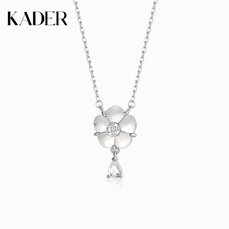 卡蒂罗有钱花项链女925银轻奢小众设计时尚锁骨链生日礼物送女友