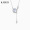 925 Silver Illusion Starry Moon Necklace