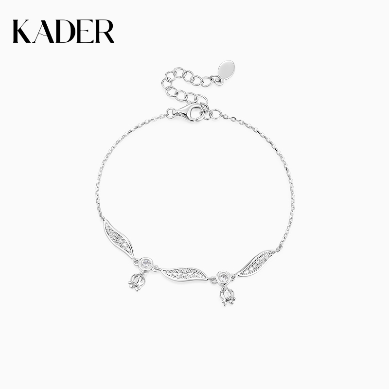 卡蒂罗幸运铃兰花手链925银传统非遗花丝镶嵌女生日礼物2025新款