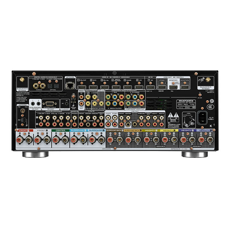 Marantz/马兰士SR7015大功率家庭影院功放机11声道解码8K全新体验