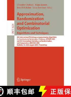 【3-4周达】Approximation, Randomization and Combinatorial Optimization - Algorithms and Techniques: 8... [9783540282396]