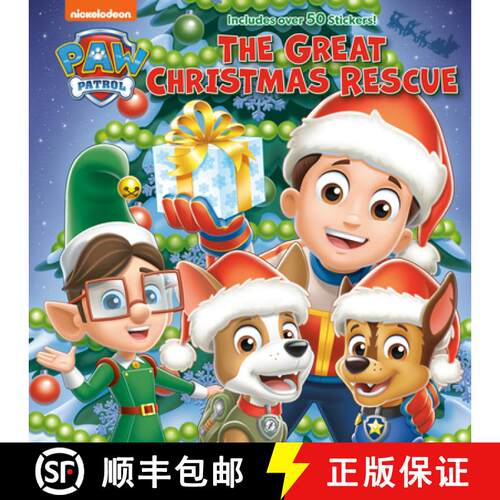 【3-4周达】精装 The Great Christmas Rescue (Paw Patrol) [9780593815311]