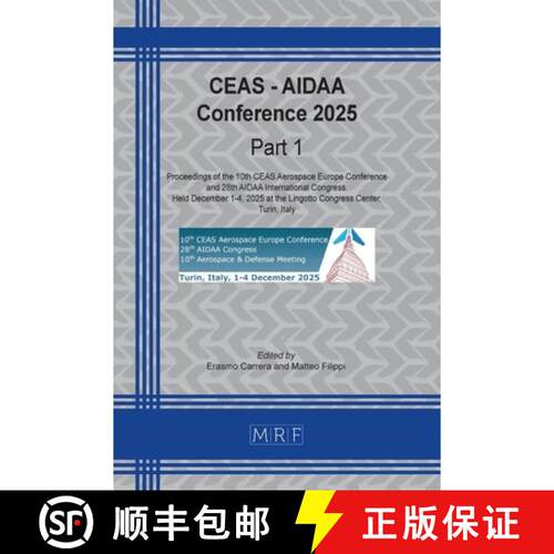 【3-4周达】CEAS - AIDAA Conference 2025 Part 1 [9781644904268]