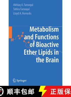 【3-4周达】Metabolism and Functions of Bioactive Ether Lipids in the Brain [9780387774008]