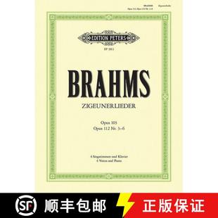 Voices 112 Mixed Zigeunerlieder Nos. 103 Choir Piano for Op. 4周达 9790014019624 and