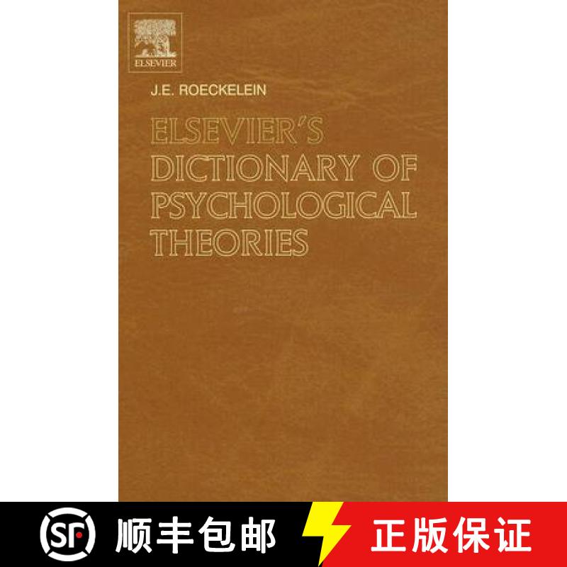 【3-4周达】Elsevier's Dictionary of Psychological Theories [9780444517500]