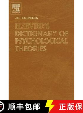 【3-4周达】Elsevier's Dictionary of Psychological Theories [9780444517500]