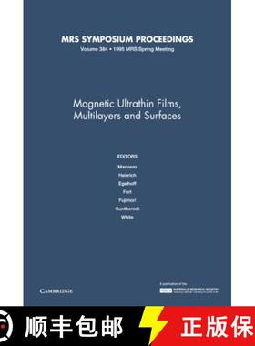 【3-4周达】Magnetic Ultrathin Films, Multilayers and Surfaces: Volume 384 [9781558992870]