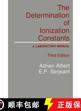 【3-4周达】The Determination of Ionization Constants : A Laboratory Manual [9789401089487]