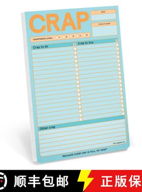 【3-4周达】Crap Pad, to Do List Note Pad (Pastel Version) [9781683493372]