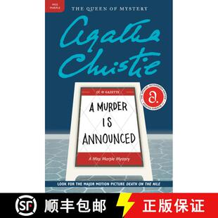 【3-4周达】A Murder Is Announced: A Miss Marple Mystery [9780062073631]