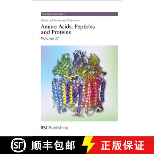 【3-4周达】精装 Amino Acids, Peptides and Proteins : Volume 37 [9781849734066]