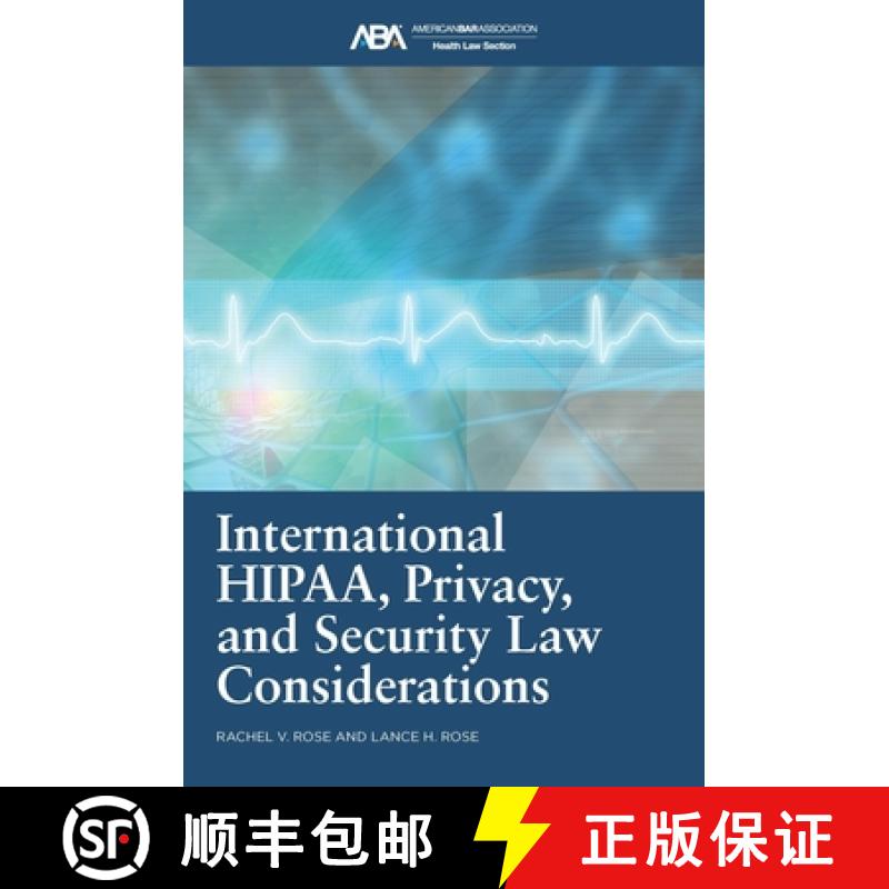 【3-4周达】International Hipaa, Privacy, and Security Law Considerations [9781639051830]