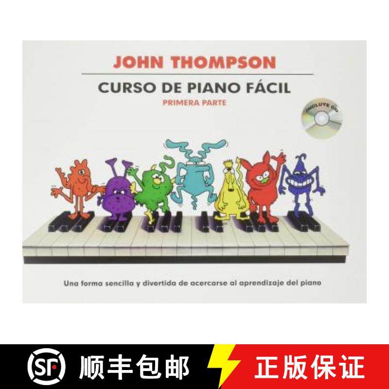 【3-4周达】Thompson Curso De Piano Facil aEURO Primera Parte [9781785582035]