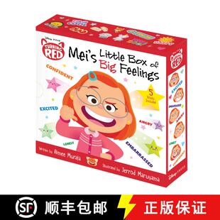 【3-4周达】Disney/Pixar Turning Red: Mei's Little Box of Big Feelings (5 Books Included) [9781368077095]