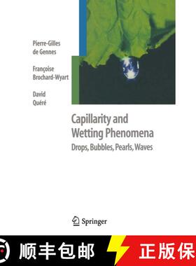 【3-4周达】Capillarity and Wetting Phenomena : Drops, Bubbles, Pearls, Waves [9780387005928]
