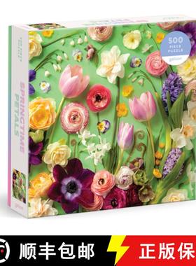 【3-4周达】Springtime Petals 500 Piece Puzzle [9780735381858]