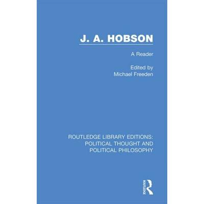 【4周达】J. A. HOBSON (RLE, POLITICAL THOUGH [9780367246242]