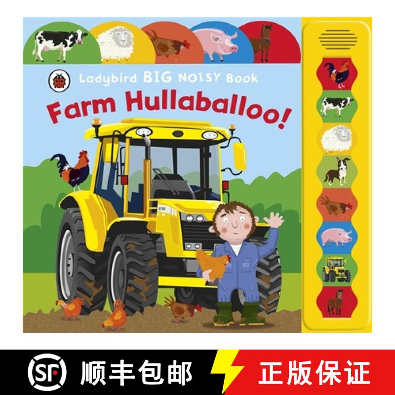 【3-4周达】Farm Hullaballoo! Ladybird Big Noisy Book: - Farm Hullaballoo! Ladybird Big Noisy Book Lad... [9781409306689]