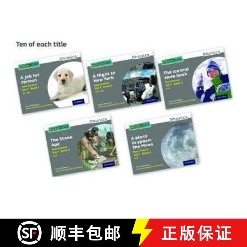 【3-4周达】Read Write Inc. Phonics: Grey Set 7 Non-fiction books (Pack of 50) [9780198373834]