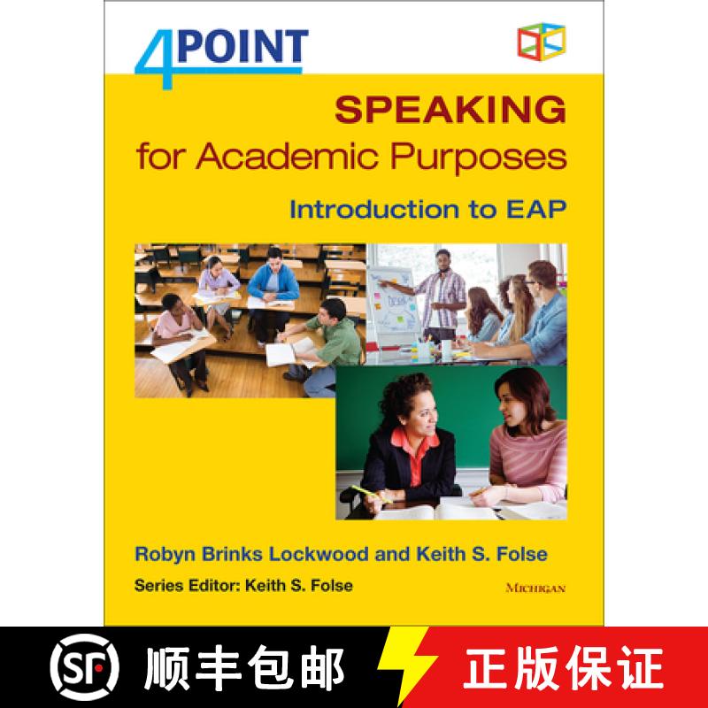 【3-4周达】4 Point Speaking for Academic Purposes: Introduction to Eap [9780472036707]
