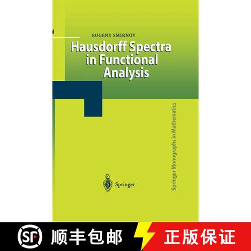 【3-4周达】精装 Hausdorff Spectra in Functional Analysis [9781852335717]