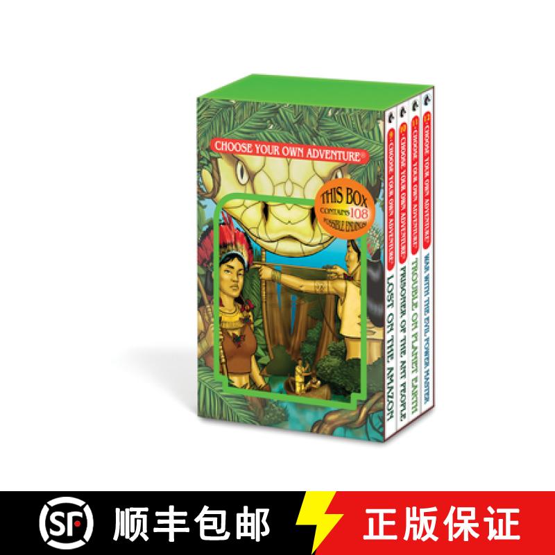 【3-4周达】Choose Your Own Adventure 4-Book Boxed Set #3 (Lost on the Amazon, Prisoner of the Ant Peo... [9781933390963]