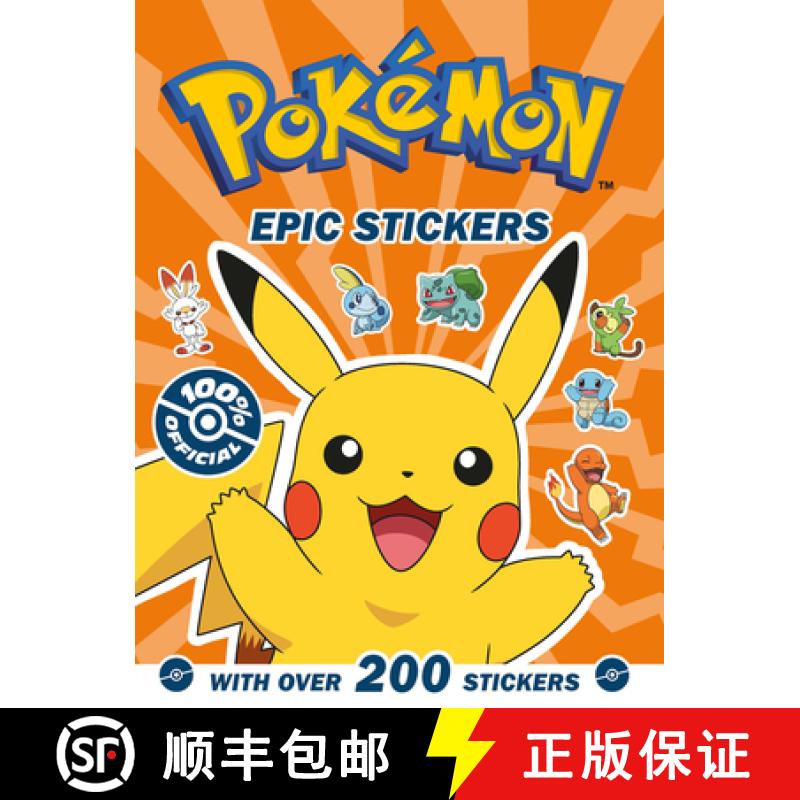 【3-4周达】Pokemon Epic stickers [9780008534202]