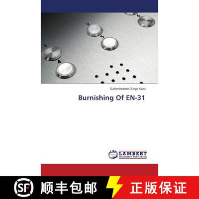 预订 Burnishing Of EN-31 [9783659819858]
