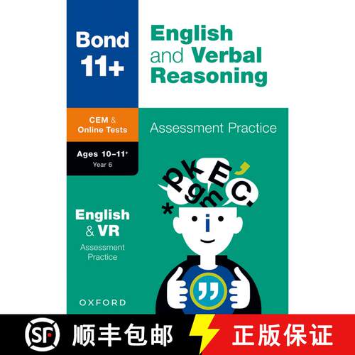 【3-4周达】Bond 11+: CEM English & Verbal Reasoning Assessment Papers 10-11 Years (now Cambridge Sele... [9780192779786]