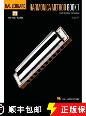 预订 Hal Leonard Harmonica Method - Book 1 for C Diatonic Harmonica with Access to Online Video Lesso... [9781540087577]