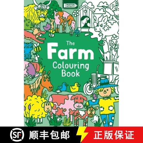 【3-4周达】The Farm Colouring Book [9781780557601]