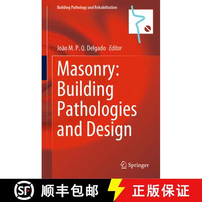 【3-4周达】精装 Masonry: Building Pathologies and Design [9783030804954]