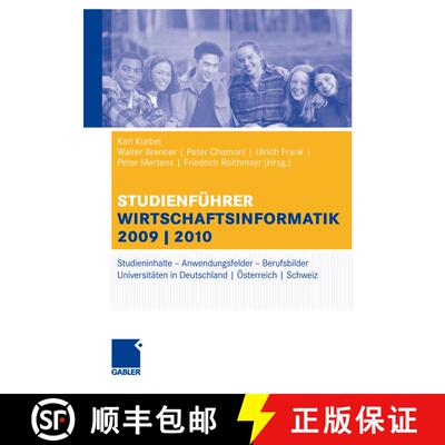 【3-4周达】Studienführer Wirtschaftsinformatik: Das Fach, das Studium, die Universitäten, die Persp... [9783834911346]