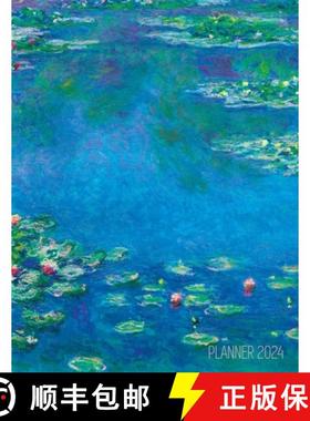 预订 Claude Monet Daily Planner 2024: Water Lilies Painting | Artistic French Impressionism Art Flowe... [9781970177985]